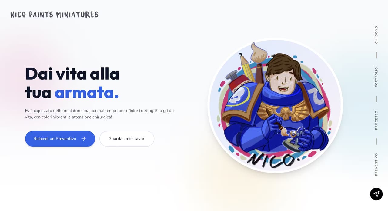 Realizzazione Nico Paints Miniatures